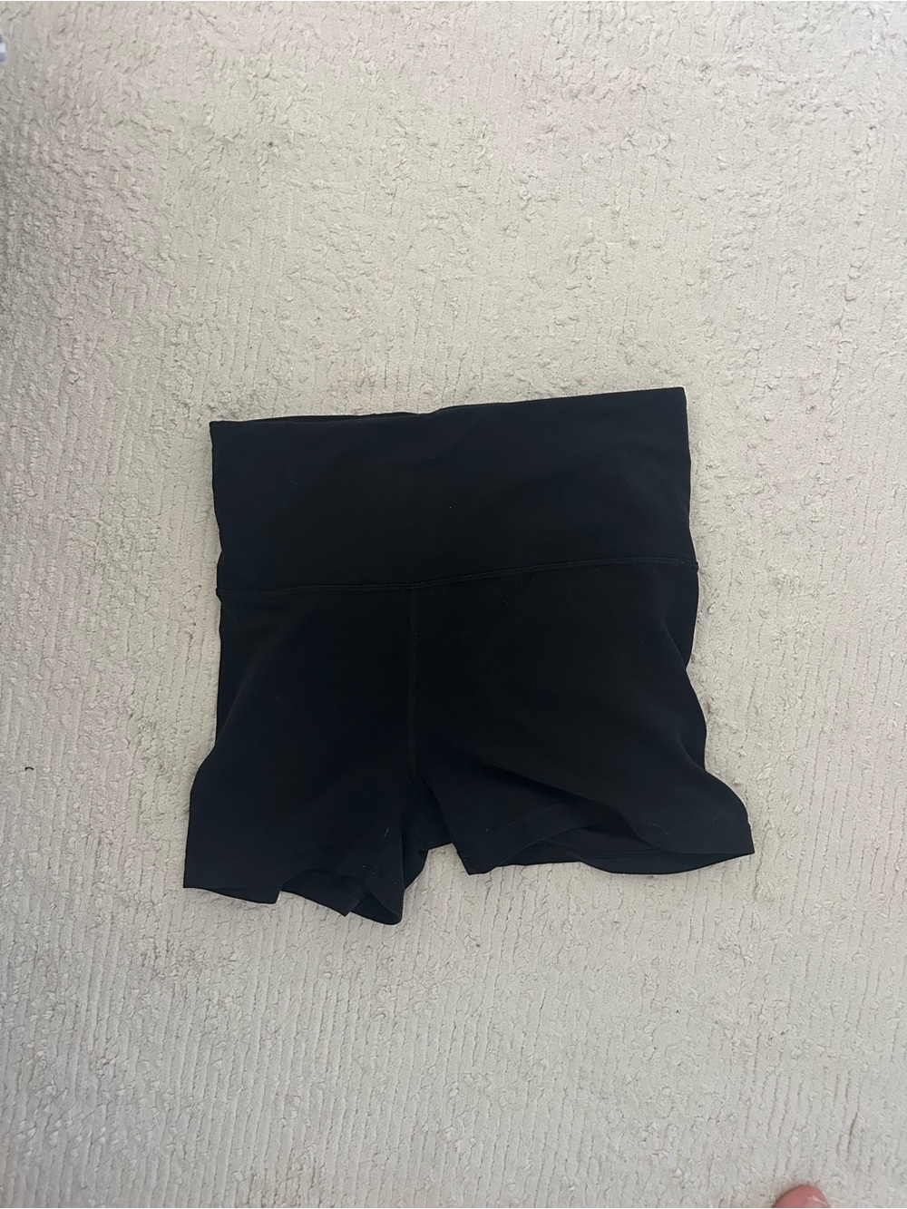 Athleta Black High-Waist 4” Active Shorts